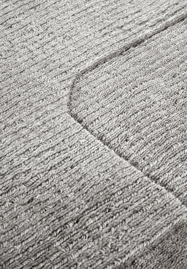 Wollen vloerkleed - Charlotte Grijs Wollen vloerkleed - Charlotte Grijs