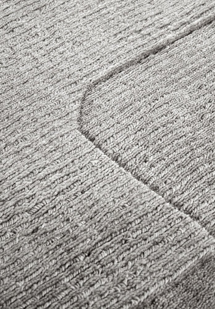 Wollen vloerkleed - Charlotte Grijs Wollen vloerkleed - Charlotte Grijs