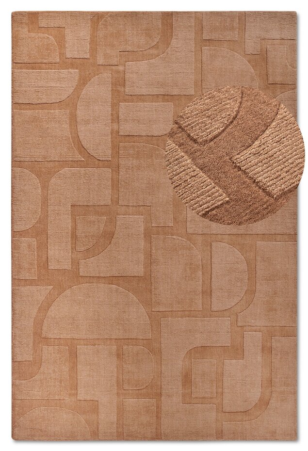 Wollen vloerkleed - Alexis Terracotta Wollen vloerkleed - Alexis Terracotta