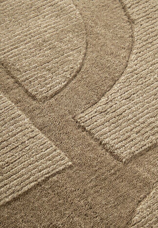 Wollen vloerkleed - Alexis Beige Wollen vloerkleed - Alexis Beige