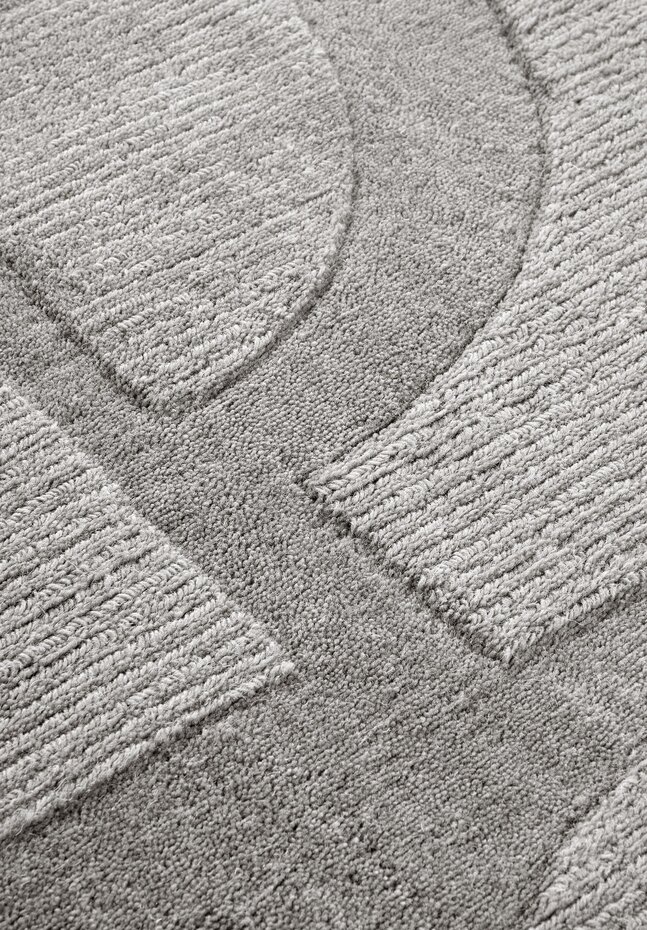 Wollen vloerkleed - Alexis Grijs Wollen vloerkleed - Alexis Grijs