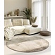 Villeroy & Boch - Rond Hoogpolig vloerkleed Leon - Creme Villeroy & Boch - Rond Hoogpolig vloerkleed Leon - Creme