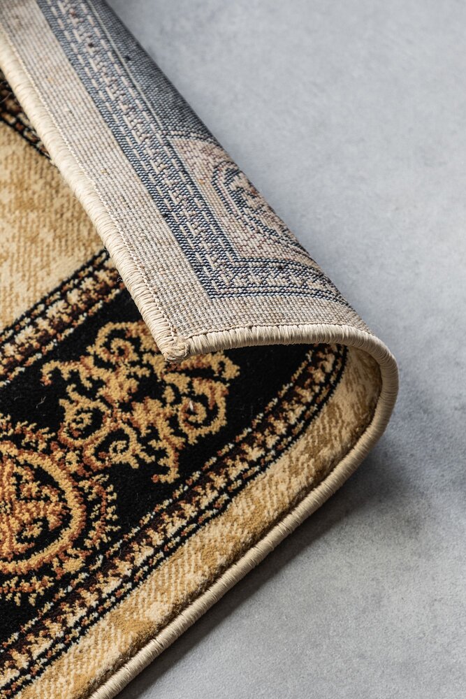 Klassiek loper - Herat Beige/Zwart Klassiek loper - Herat Beige/Zwart