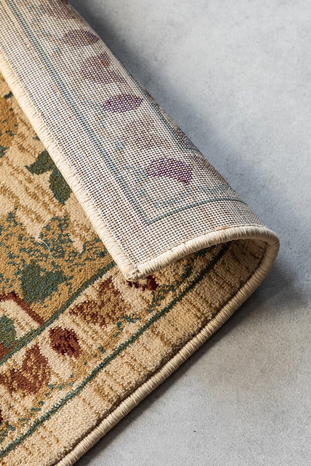 Klassiek loper - Herat Crème/Groen/Terra Klassiek loper - Herat Crème/Groen/Terra