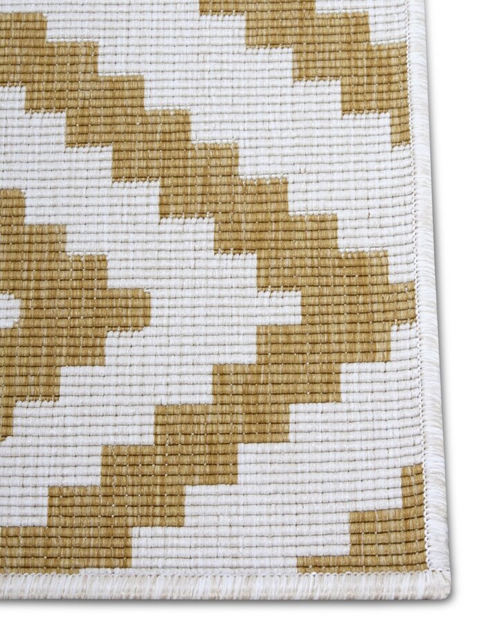 Binnen & Buitenkleed Omkeerbaar - Malaga Geel Binnen & Buitenkleed Omkeerbaar - Malaga Geel