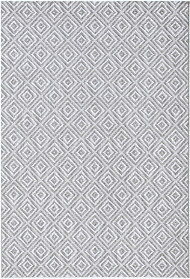 Binnen- en buitenkleed - Karo Grijs/Crème Binnen- en buitenkleed - Karo Grijs/Crème