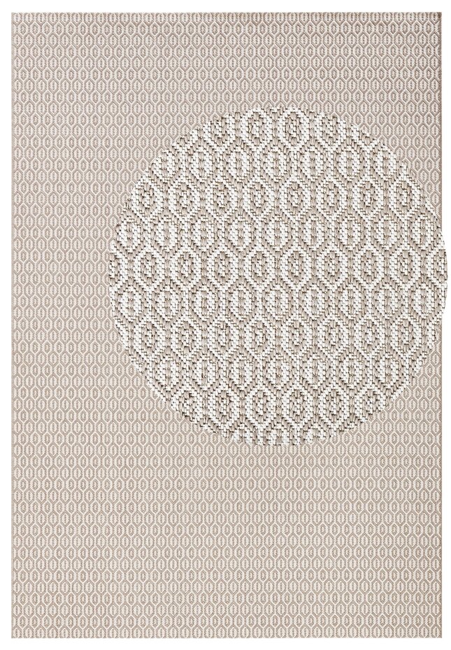 Binnen- en buitenkleed - Coin Grijs/Crème Binnen- en buitenkleed - Coin Grijs/Crème