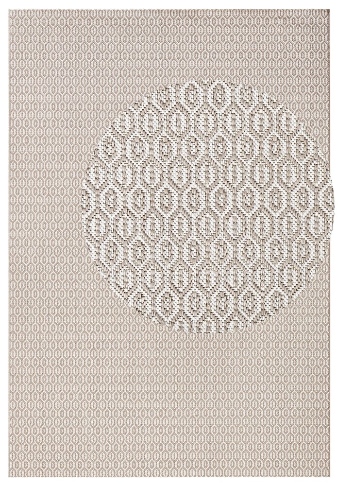 Binnen- en buitenkleed - Coin Grijs/Crème Binnen- en buitenkleed - Coin Grijs/Crème