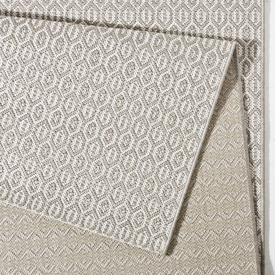 Binnen- en buitenkleed - Coin Grijs/Crème Binnen- en buitenkleed - Coin Grijs/Crème