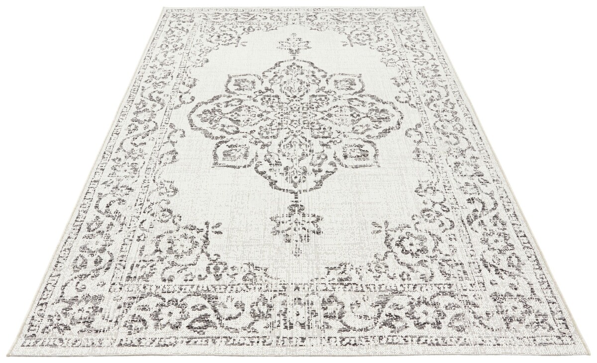 Vintage buitenkleed - Tilos Grijs/Crème Vintage buitenkleed - Tilos Grijs/Crème