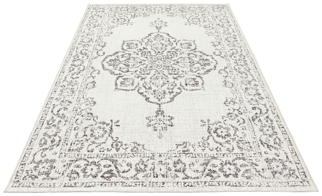 Vintage buitenkleed - Tilos Grijs/Crème Vintage buitenkleed - Tilos Grijs/Crème