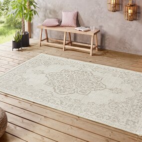 Vintage buitenkleed - Tilos Beige/Crème