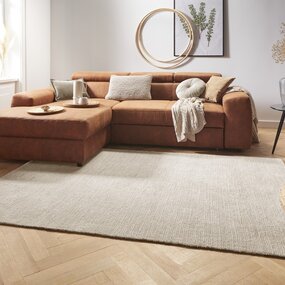 Zacht vloerkleed - Uni Beige