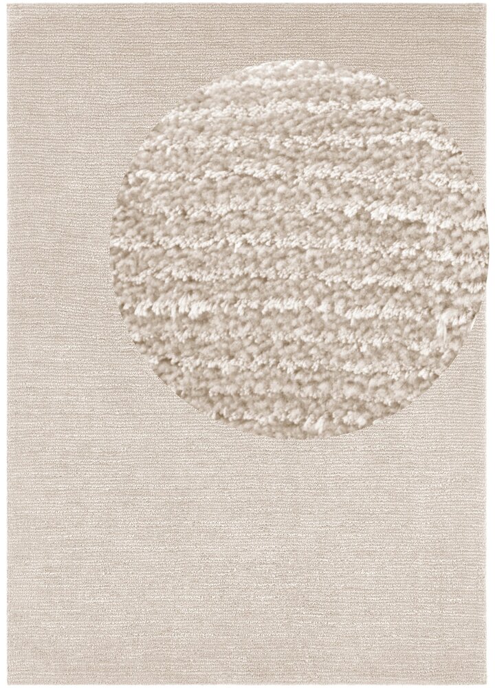 Zacht vloerkleed - Uni Beige Zacht vloerkleed - Uni Beige