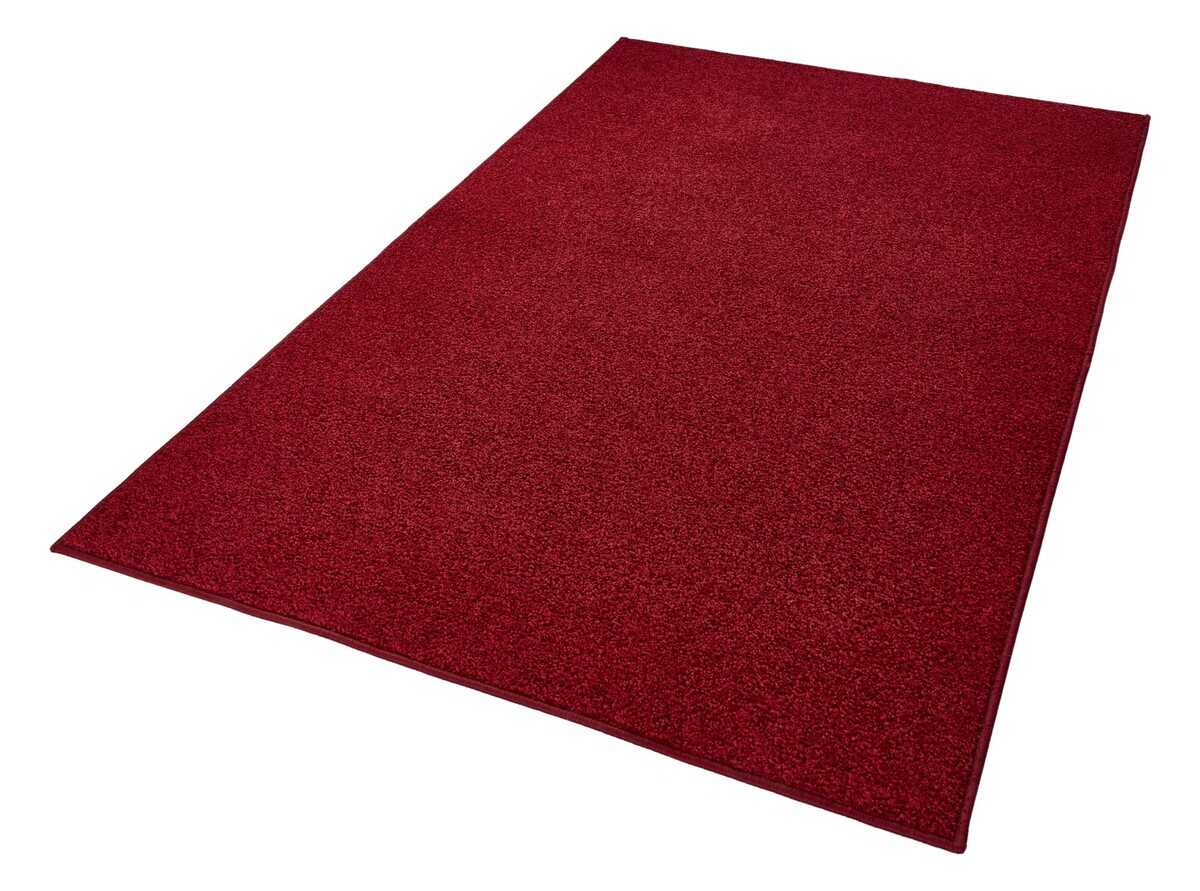 Effen vloerkleed - Pure Rood Effen vloerkleed - Pure Rood