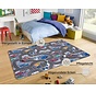 Speelkleed - Race Track Grijs/Multi