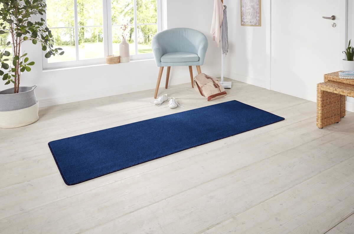 Effen loper - Nasty Donkerblauw
