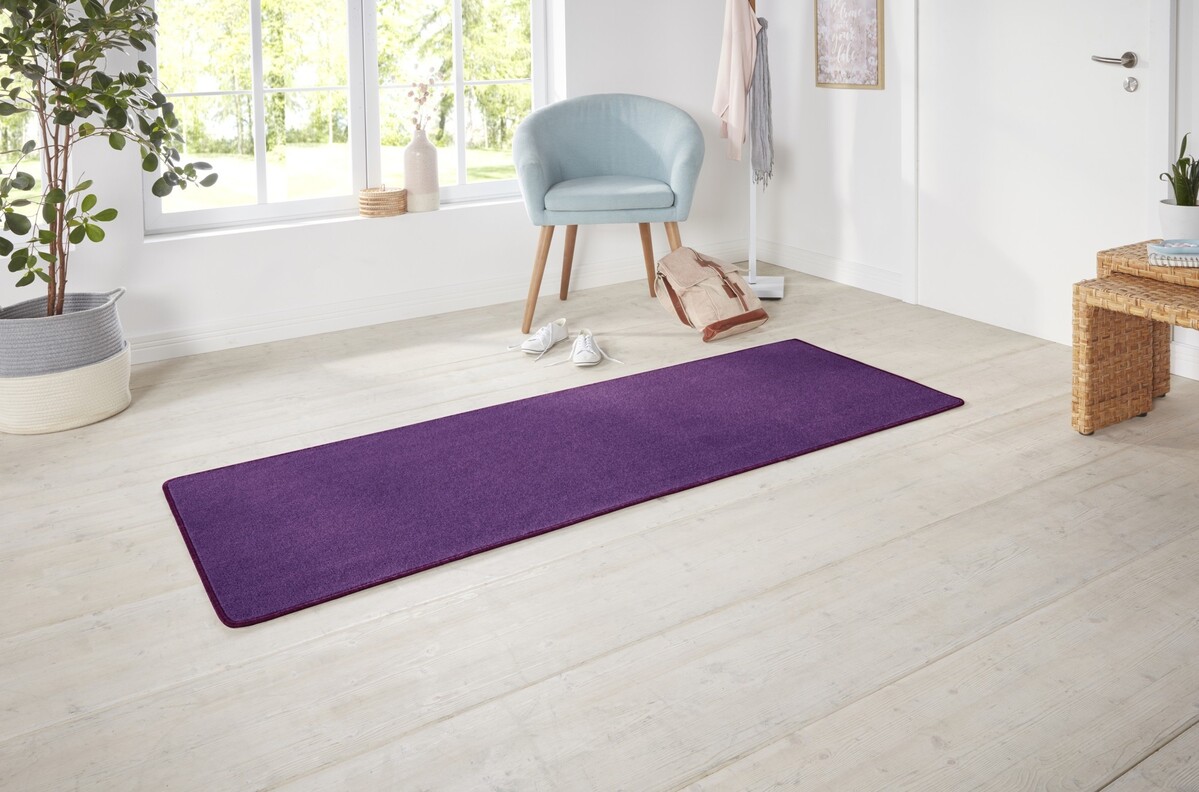 Effen loper - Nasty Paars Effen loper - Nasty Paars