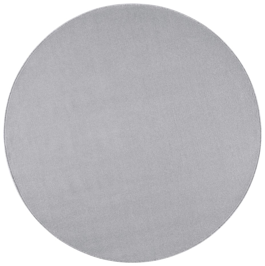 Rond effen vloerkleed - Nasty Grijs