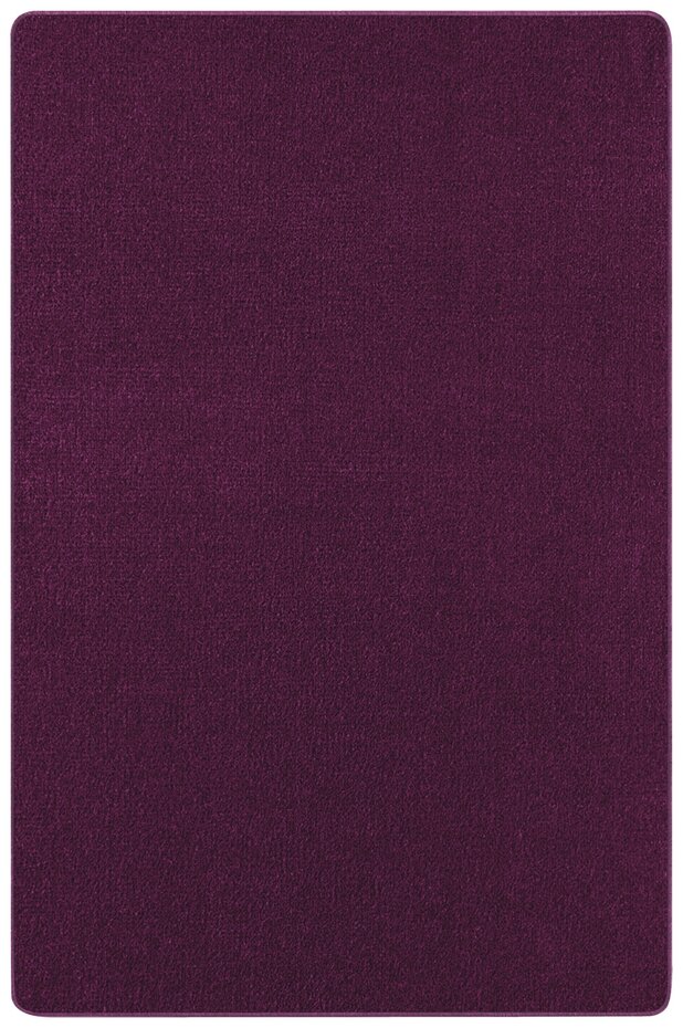 Effen vloerkleed - Nasty Donkerpaars Effen vloerkleed - Nasty Donkerpaars