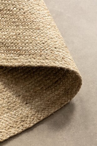 Jute vloerkleed - Rangpur Rond Crème
