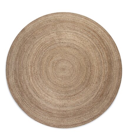 Jute vloerkleed - Rangpur Rond Taupe