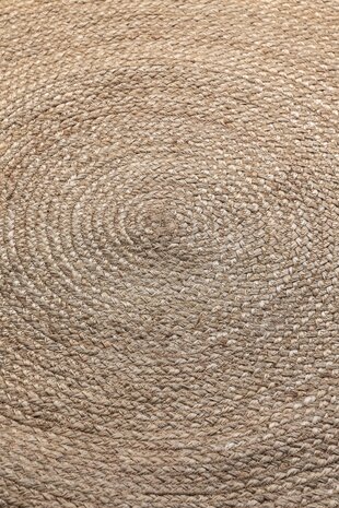 Jute vloerkleed - Rangpur Rond Taupe