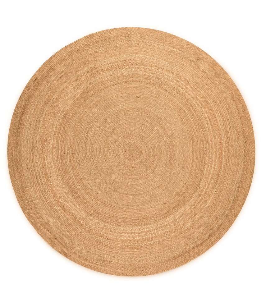 Jute vloerkleed - Rangpur Rond Naturel Jute vloerkleed - Rangpur Rond Naturel