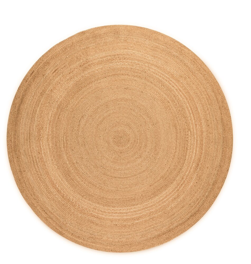 Jute vloerkleed - Rangpur Rond Naturel Jute vloerkleed - Rangpur Rond Naturel
