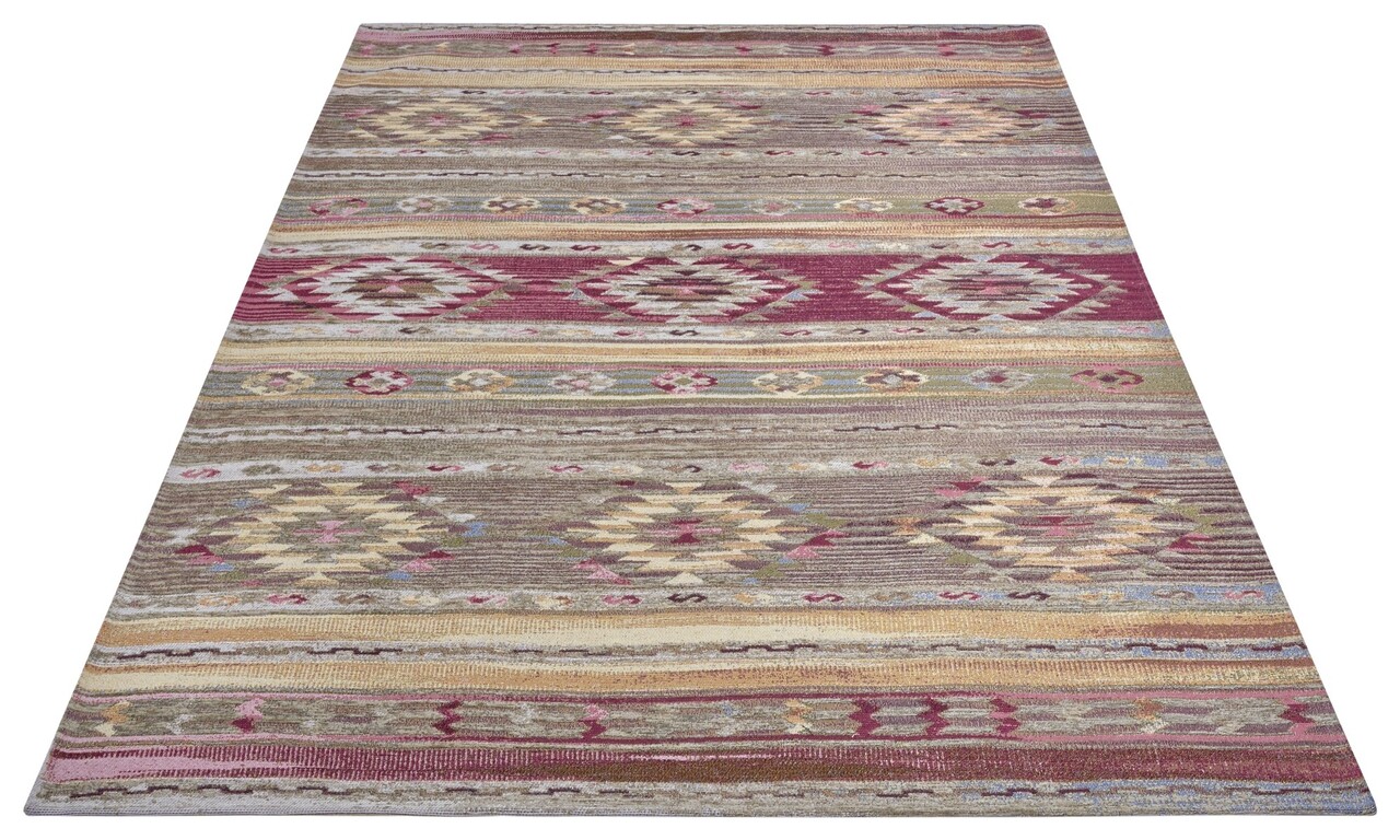 Kelim vloerkleed - Necla Kleurrijk Kelim vloerkleed - Necla Kleurrijk