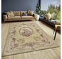 Bloemen vloerkleed - Asmaa Vintage Beige/Crème