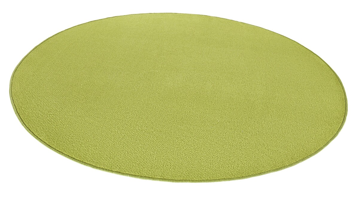Rond effen vloerkleed - Fancy Groen