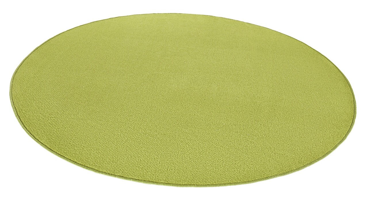 Rond effen vloerkleed - Fancy Groen