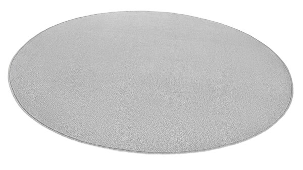 Rond effen vloerkleed - Fancy Grijs