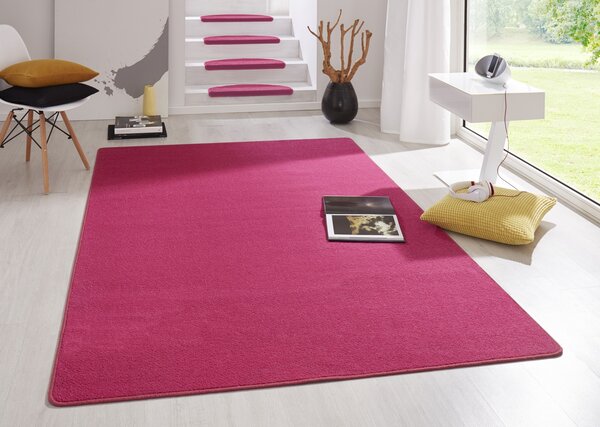 Effen vloerkleed - Fancy Roze