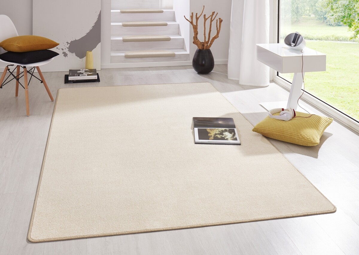 Effen vloerkleed - Fancy Beige