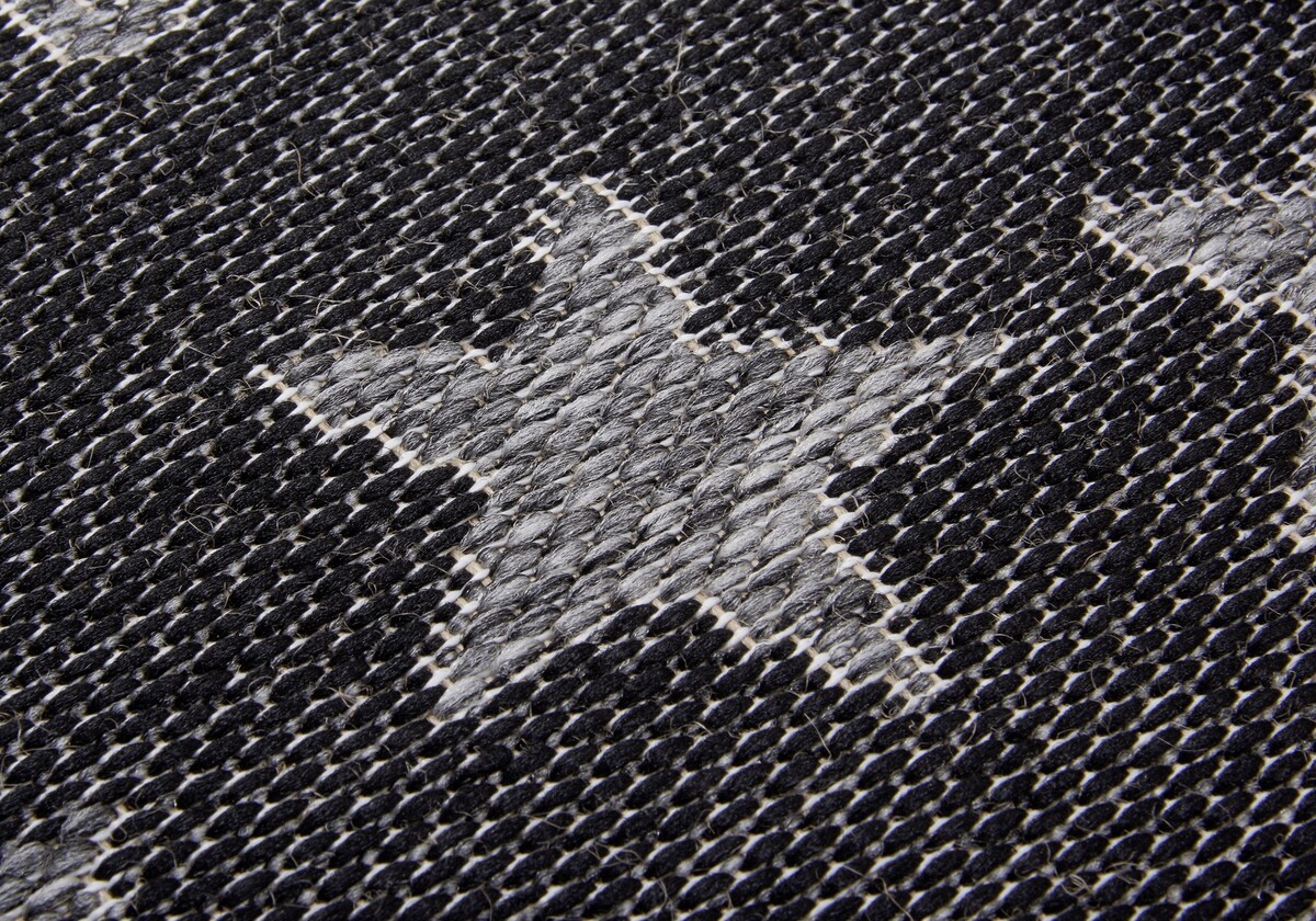 Keukenloper - Sterren Zwart