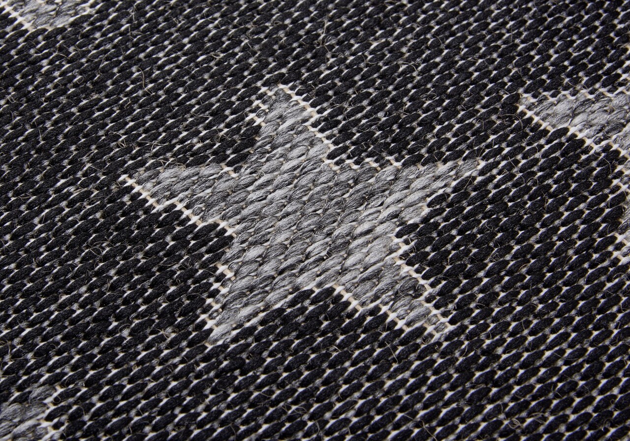 Keukenloper - Sterren Zwart