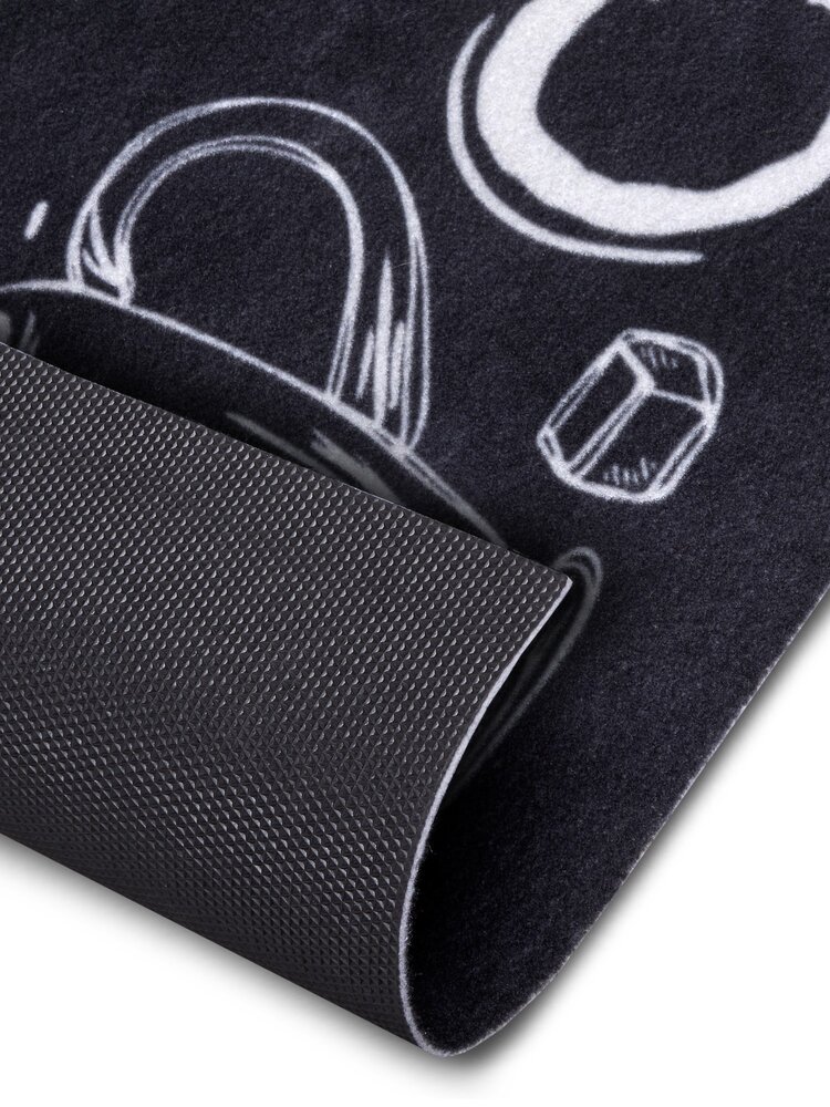 Keukenloper - Coffee Zwart Keukenloper - Coffee Zwart