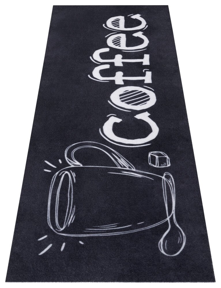 Keukenloper - Coffee Zwart Keukenloper - Coffee Zwart