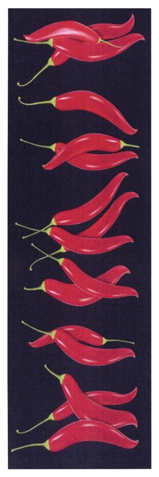 Keukenloper - Peper Rood/Zwart Keukenloper - Peper Rood/Zwart