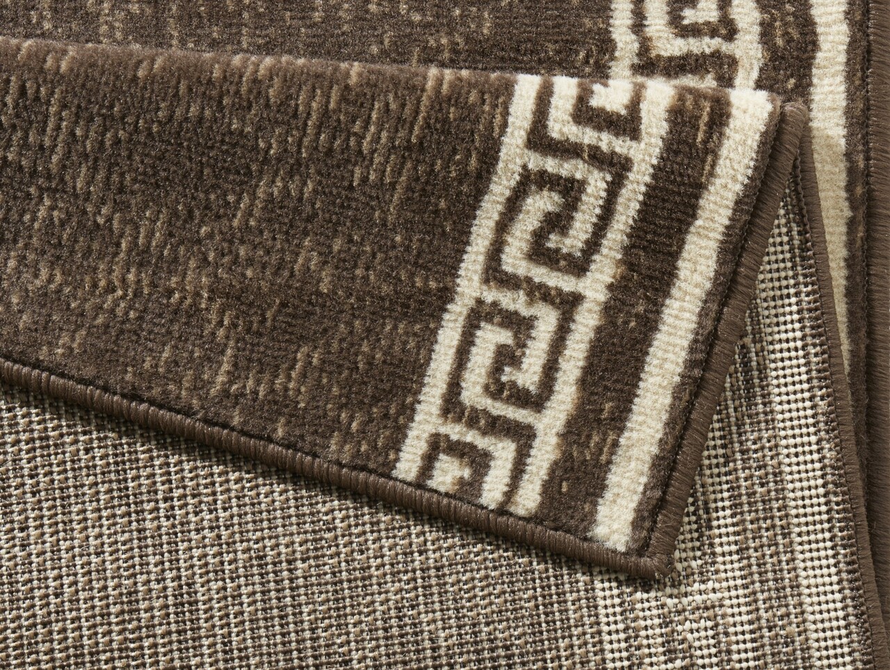 Moderne loper - Casa Bruin/Wit Moderne loper - Casa Bruin/Wit