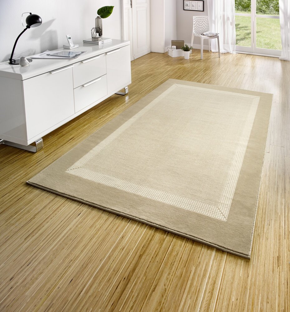 Laagpolig vloerkleed - Band Crème Laagpolig vloerkleed - Band Crème