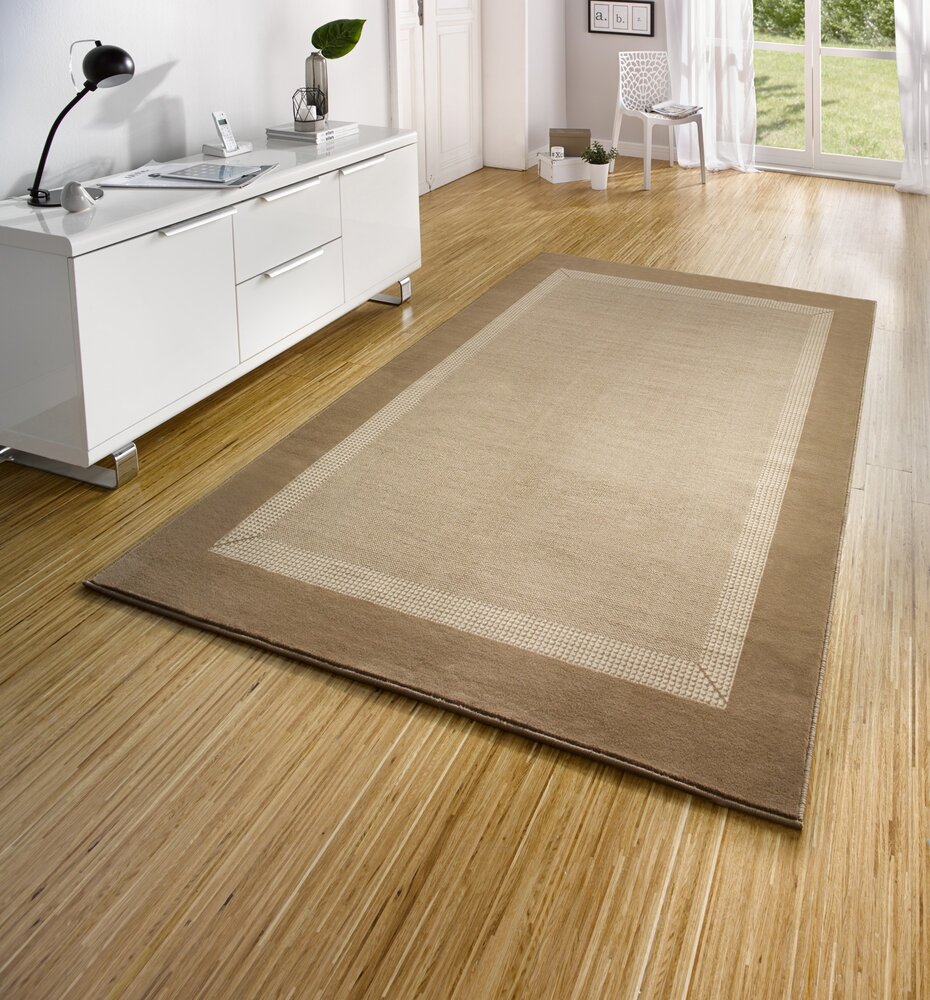 Laagpolig vloerkleed - Band Beige Laagpolig vloerkleed - Band Beige
