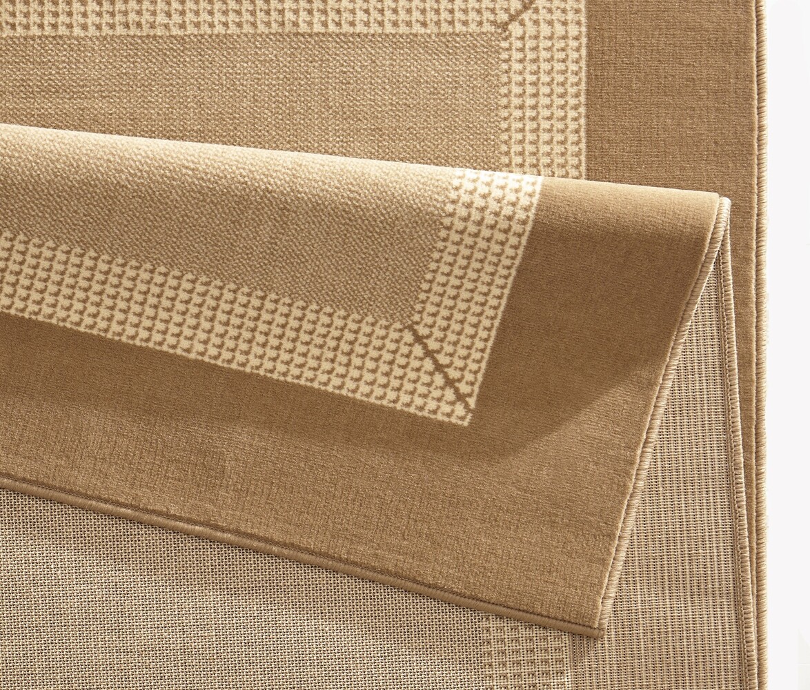 Laagpolig vloerkleed - Band Beige Laagpolig vloerkleed - Band Beige