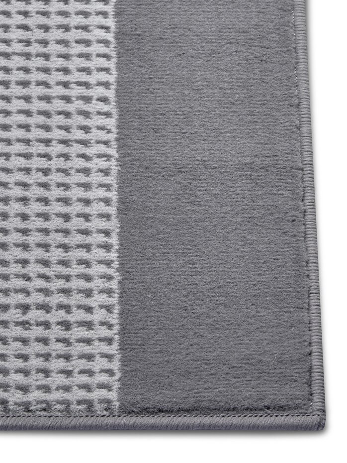 Laagpolig Loper - Band Grijs Laagpolig Loper - Band Grijs