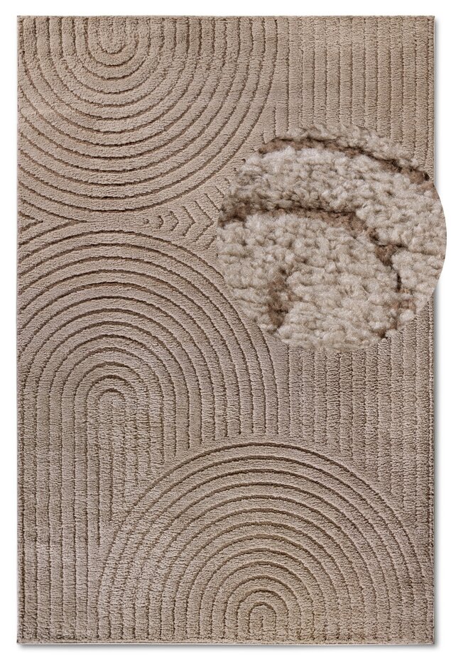 Japandi vloerkleed - Panglao Taupe Japandi vloerkleed - Panglao Taupe