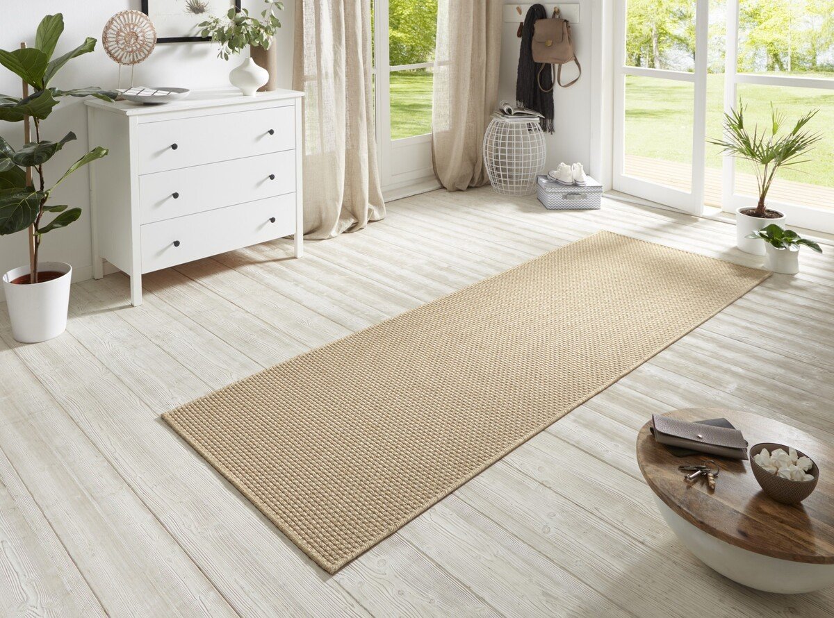 Binnen- en buitenloper - Nature Beige