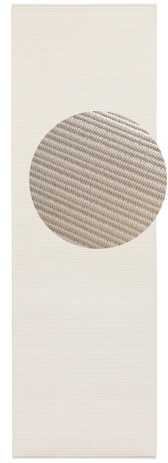 Binnen- en buitenloper - Sisal-look Crème Binnen- en buitenloper - Sisal-look Crème