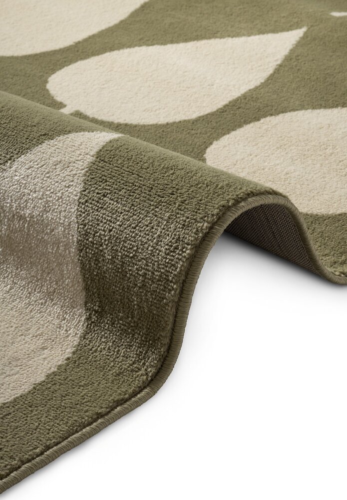 Kindervloerkleed - Lovely Leaves Groen/Beige Kindervloerkleed - Lovely Leaves Groen/Beige